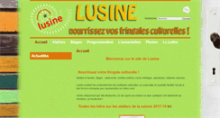 Desktop Screenshot of lusine-marcillac-vallon.com